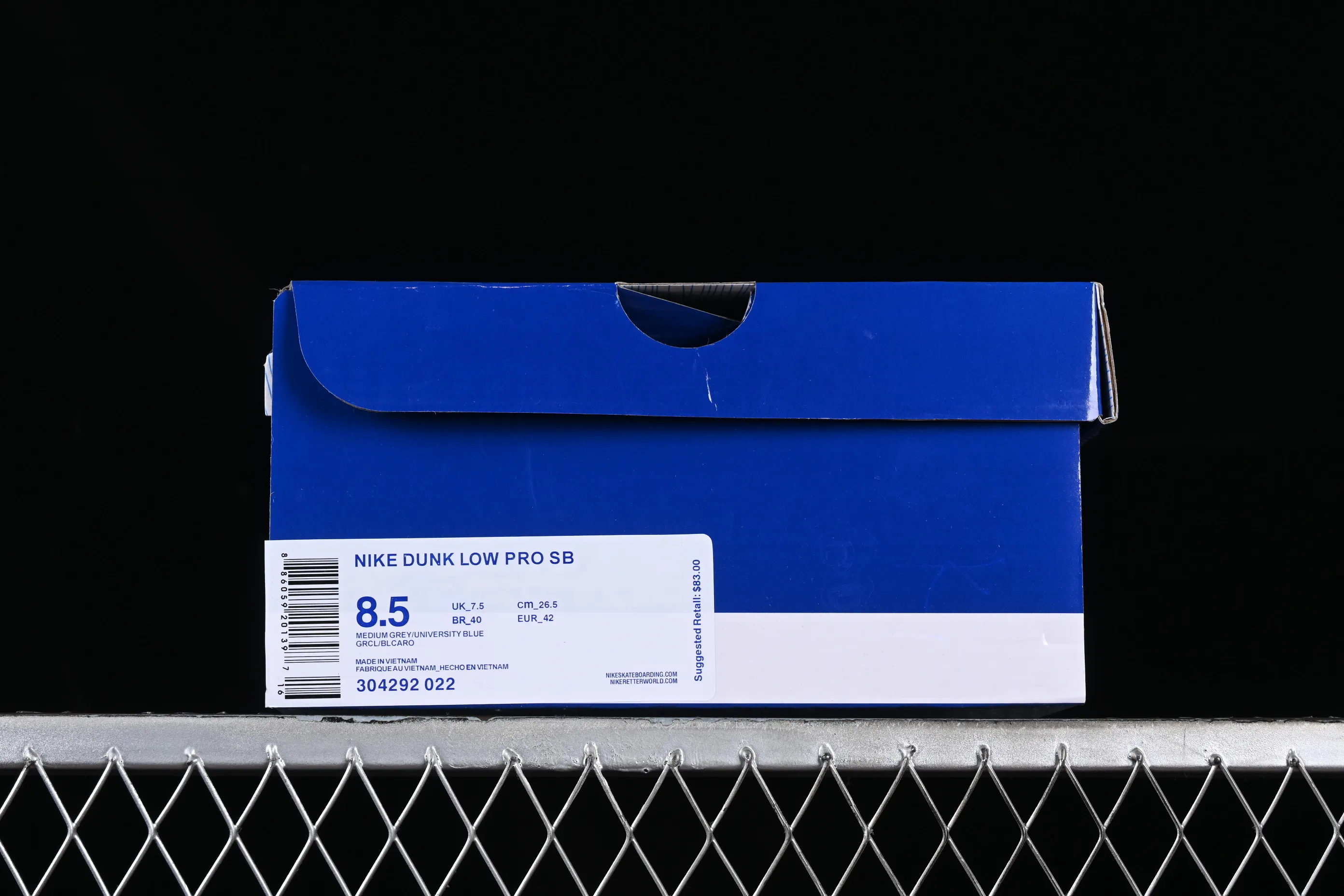 All categories Nk SB Dunk series Nk SB Dunk Low low-top sneakers Nk SB Dunk Low Pro gray blue SB smashed backboard fashion casual sneakers 304292-022